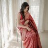 Traditional Silk Banarasi Red Saree