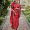 Traditional Wedding Red Saree