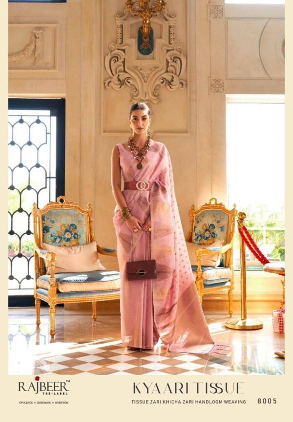 Wedding Stylish Silk Pink Saree