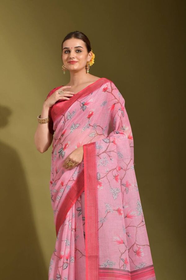 Pink Saree