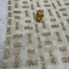 Sequence Georgette White Saree