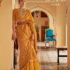 Traditional Patola Design Yellow Saree