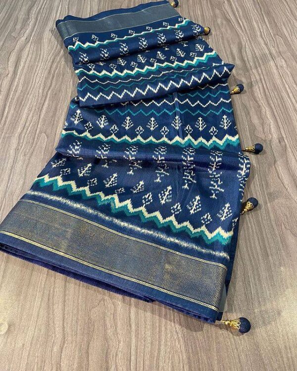 Wedding Banarasi Blue Saree