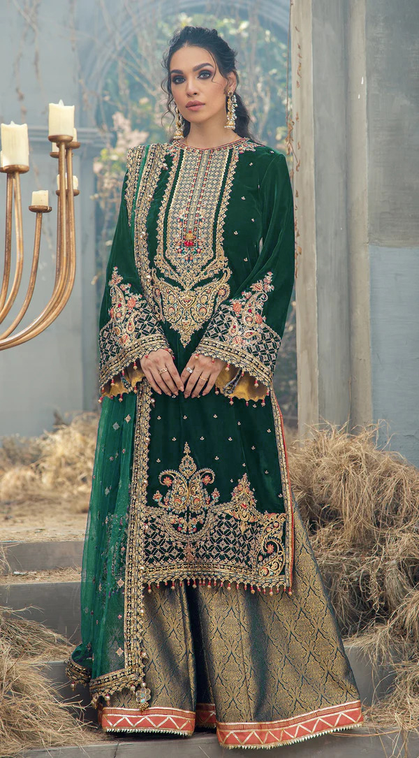 Fancy Palazzo Suits Pakistani