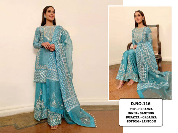 Festival Wear Palazzo Suits Pakistani