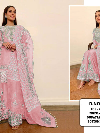 Palazzo Suits Pakistani in Pink