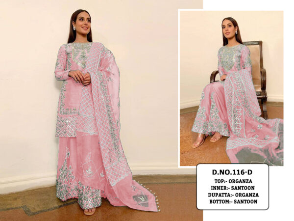 Palazzo Suits Pakistani in Pink