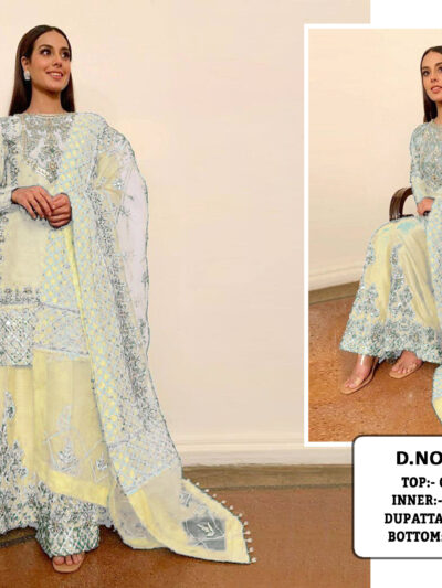 Pakistani Style Wedding Yellow Dress