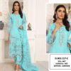 Work Sky Blue Pakistani Pant Suit