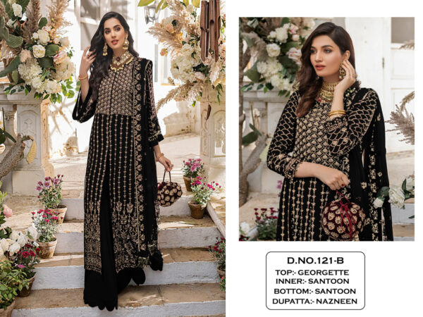 Black Palazzo Suits Pakistani