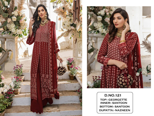 Festival Wear Red Pakistani Suits