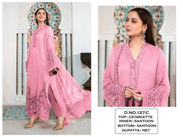 Party wear Pink Pakistani Suits