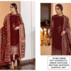 Wedding Pakistani Maroon Suits