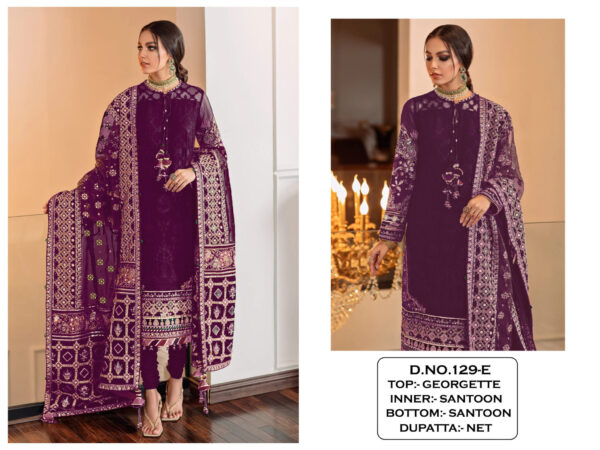 Buy Purple Pakistani Pent Suits