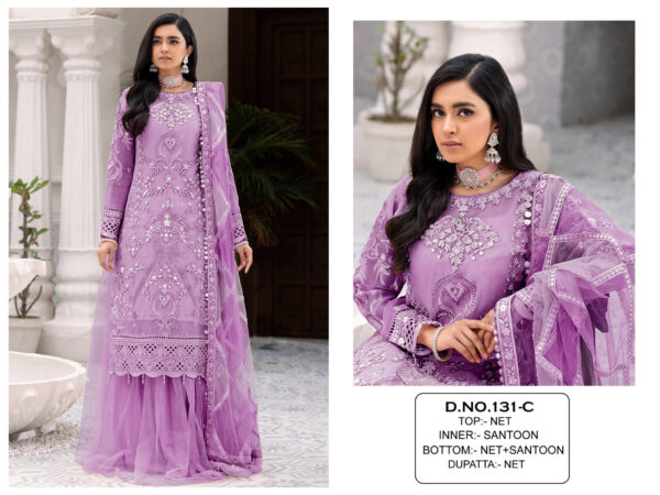 Purple Pakistani Style Suits