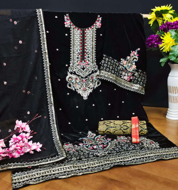 Pakistani Black Palazzo Suits