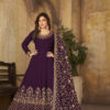 Pakistani Designer Purple Clothes