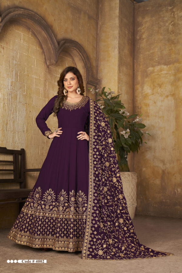 Pakistani Designer Purple Clothes