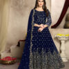 Pakistani Ready made Blue Suit