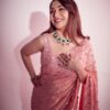 Bollywood Sequence Work Pink Saree
