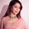 Bollywood Sequence Work Pink Saree