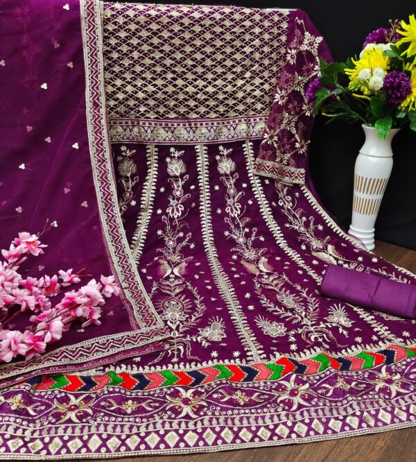 Pakistani Style Purple Suits