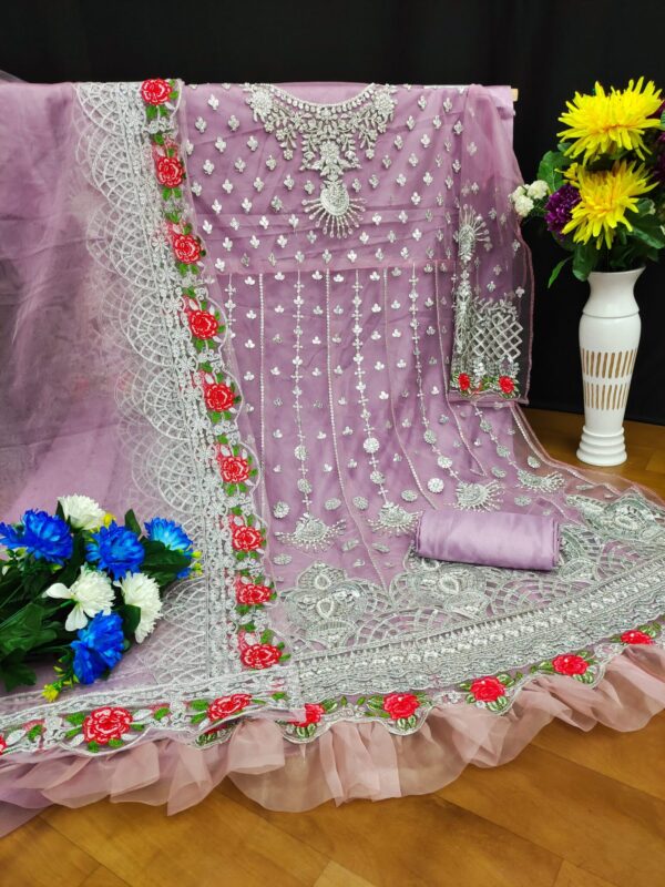 Wedding Purple Pakistani Dress