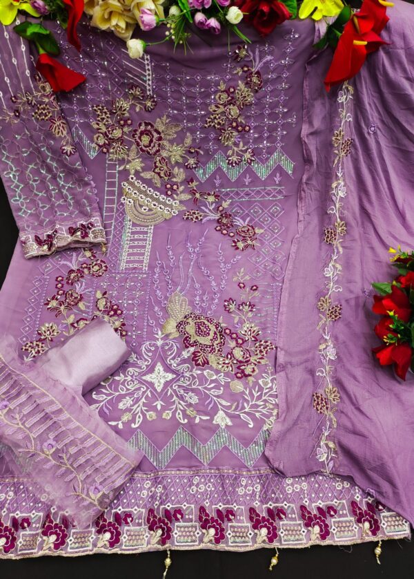 Purple Traditional Pakistani Dress