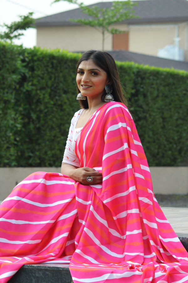 Pink Saree