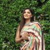 Silk Lining Printed Saree With Blouse