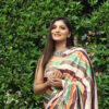 Silk Lining Printed Saree With Blouse