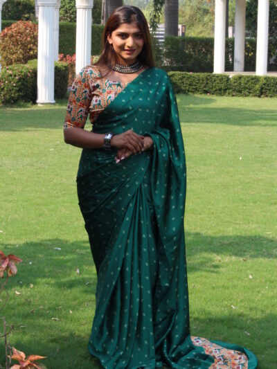 Green Silk Saree