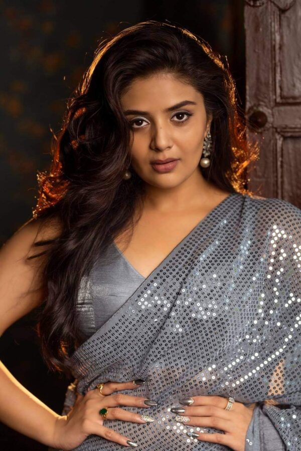 Grey Saree For Stylish Party Wear