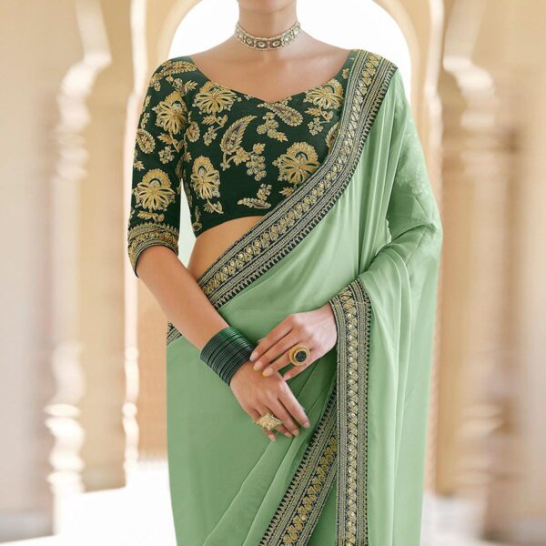 Green Saree