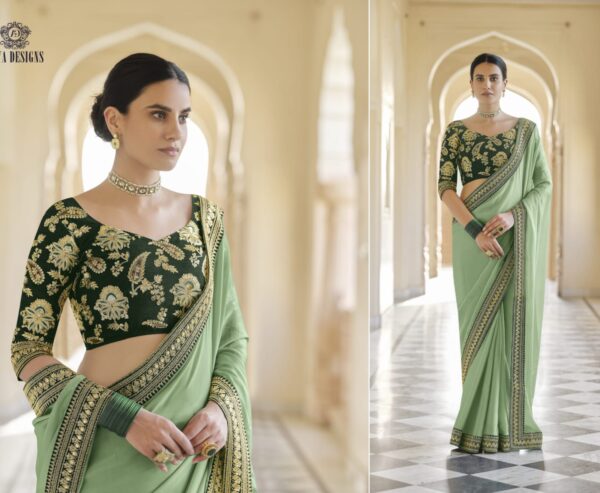 Green Saree