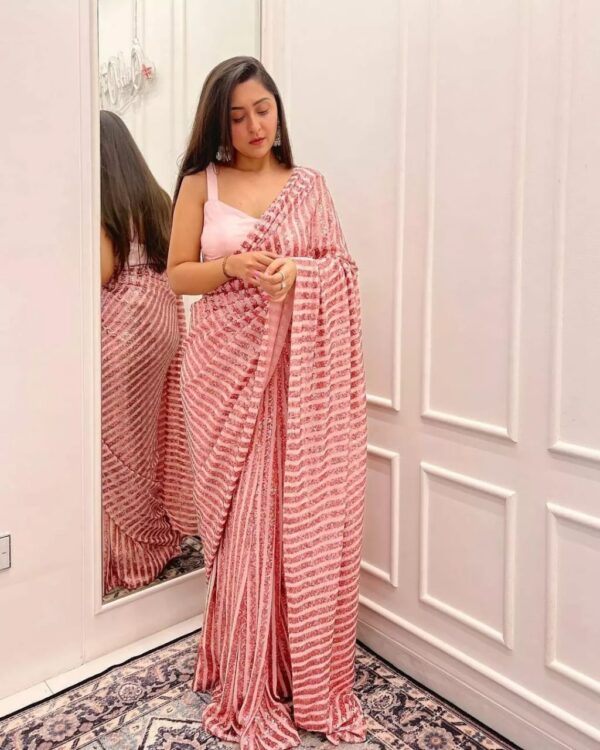 Pink Saree