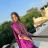 purple Saree