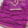 purple Saree