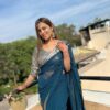 Blue Saree