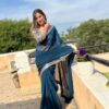 Blue Saree