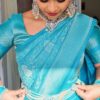 Wedding Silk Sky Blue Saree