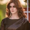 Stylish Sequence Border Black Saree