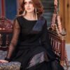 Stylish Sequence Border Black Saree