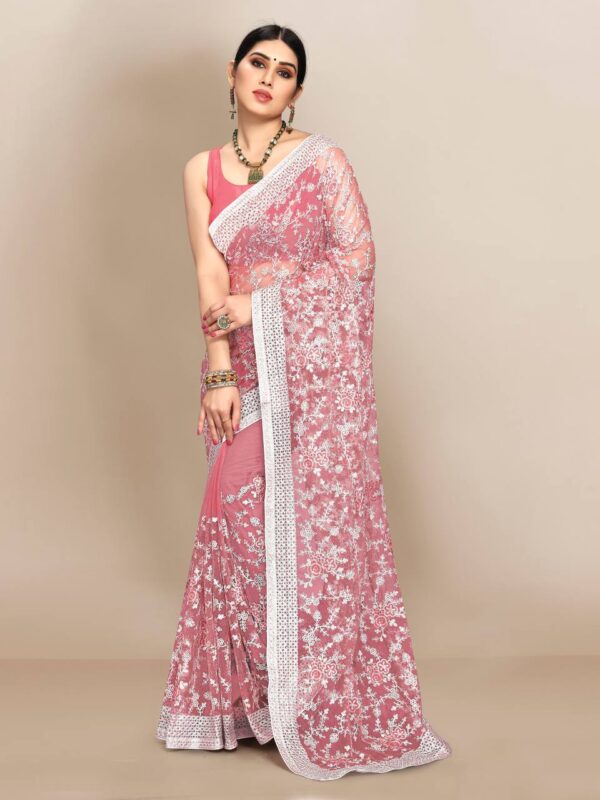 Pink Wedding Saree