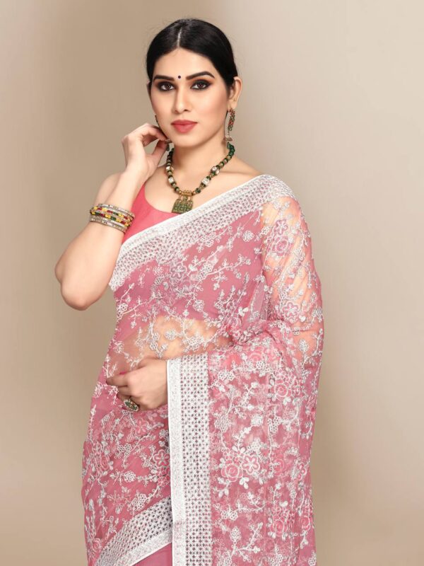 Pink Stylish Saree