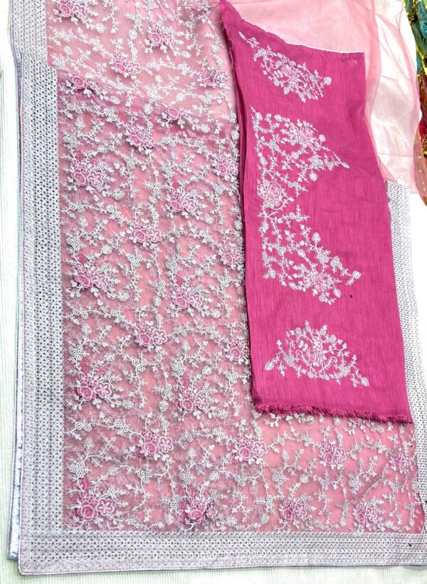 Pink Saree