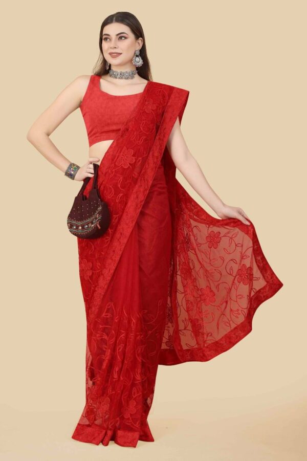 Red Saree