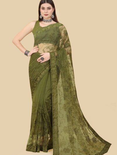 Green Online Saree