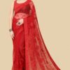 Red Designer Saree