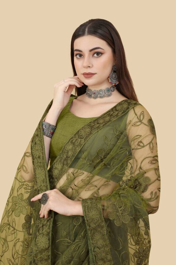 Green Saree